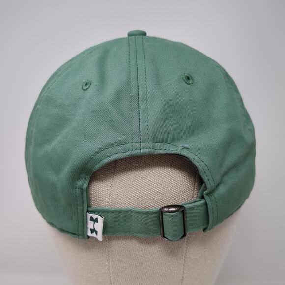 Under Armour Slideback Baseball Cap Green One Size Adjustable Embroidered - Picture 6 of 9